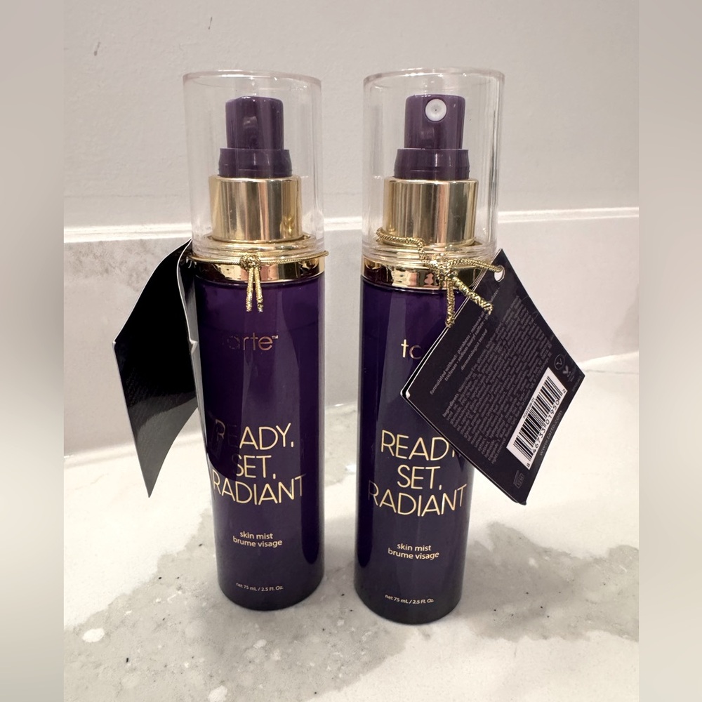 Lot of 2 NEW Tarte Ready Set Radiant Skin Mist Full-Size